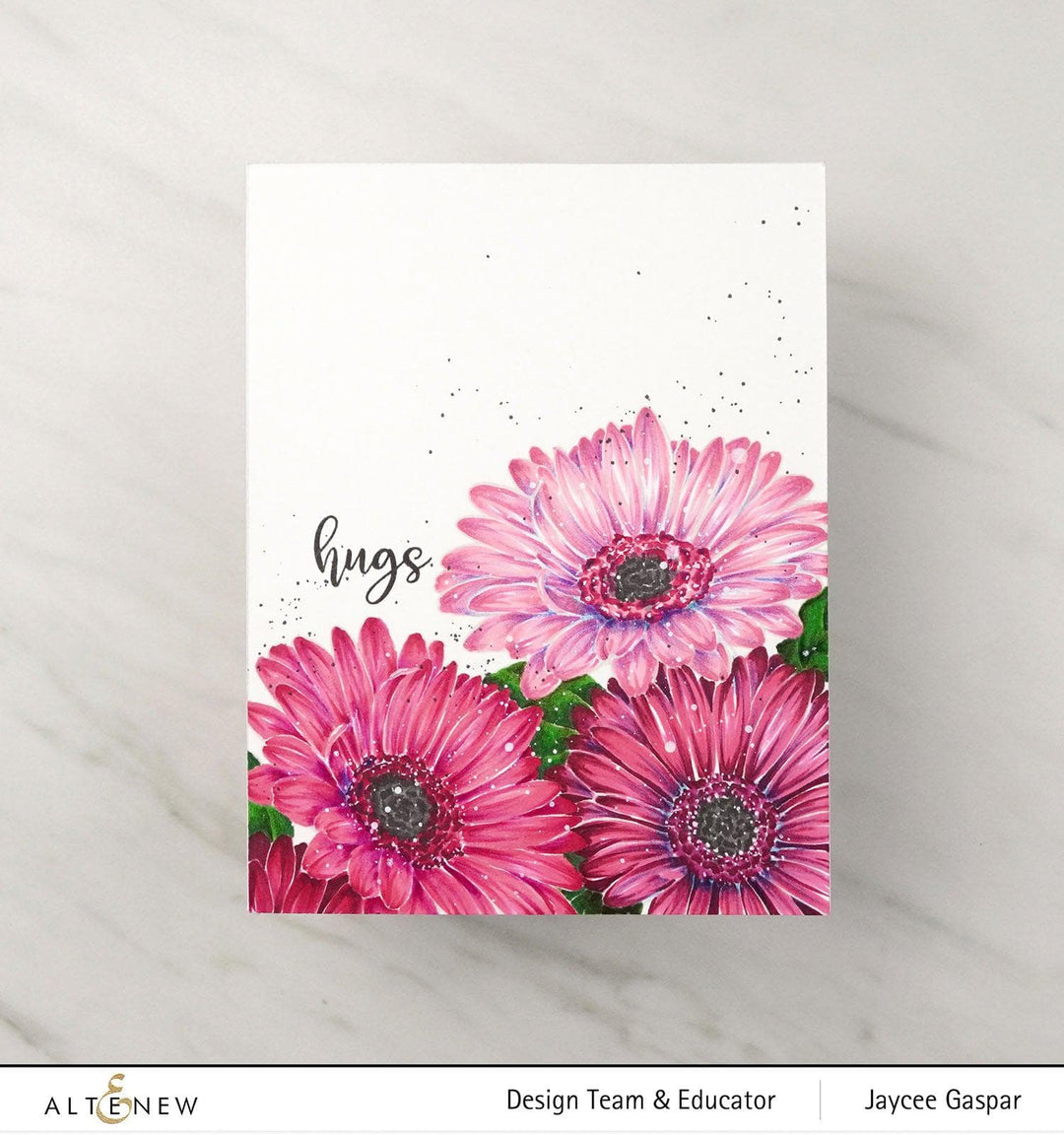 Photocentric Clear Stamps Paint-A-Flower: Gerbera Revolution Outline Stamp Set