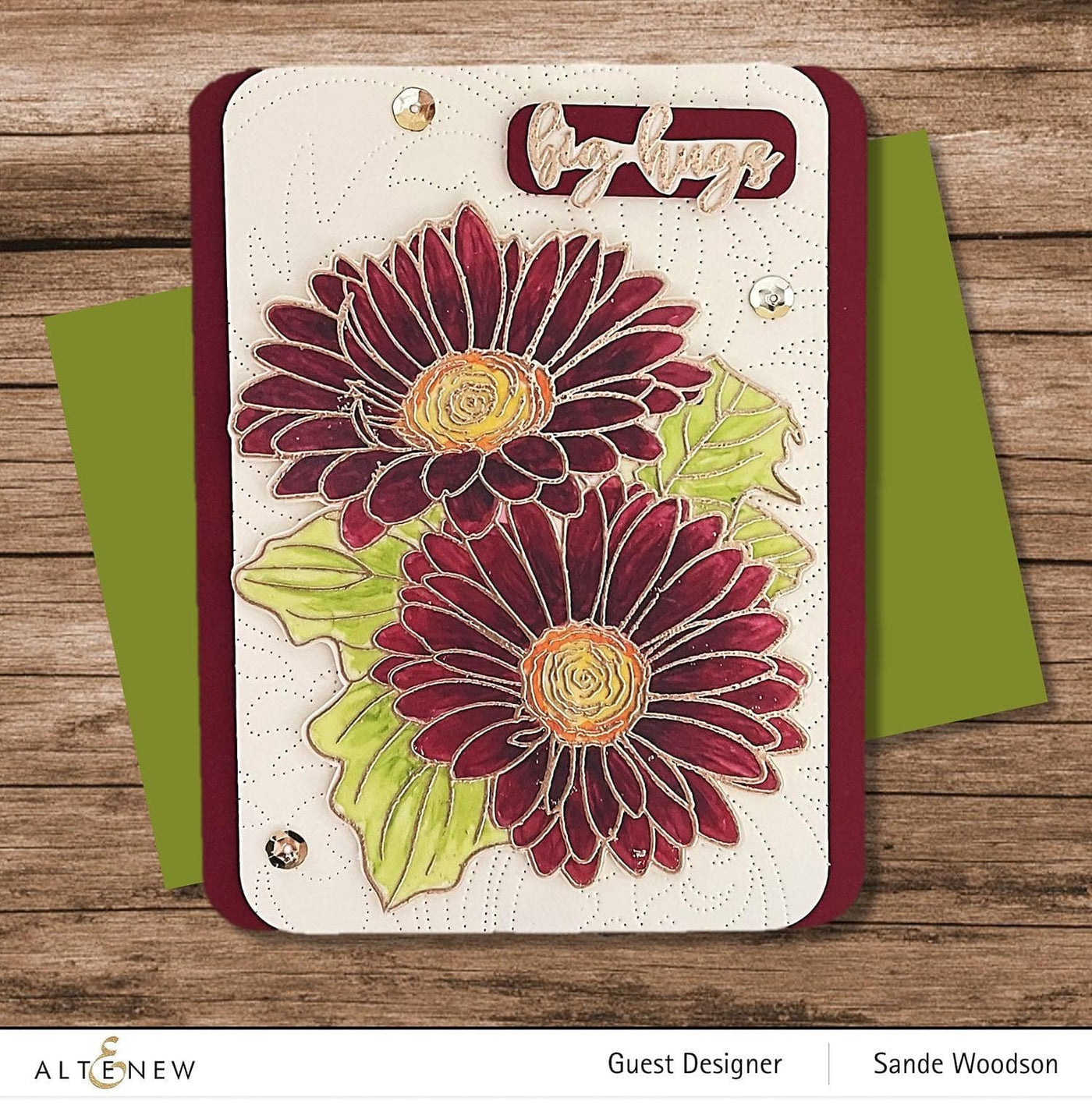 Photocentric Clear Stamps Paint-A-Flower: Gerbera Revolution Outline Stamp Set