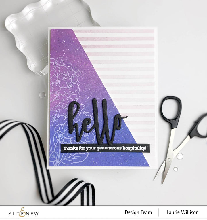 Photocentric Clear Stamps Paint-A-Flower: Hydrangea Outline Stamp Set