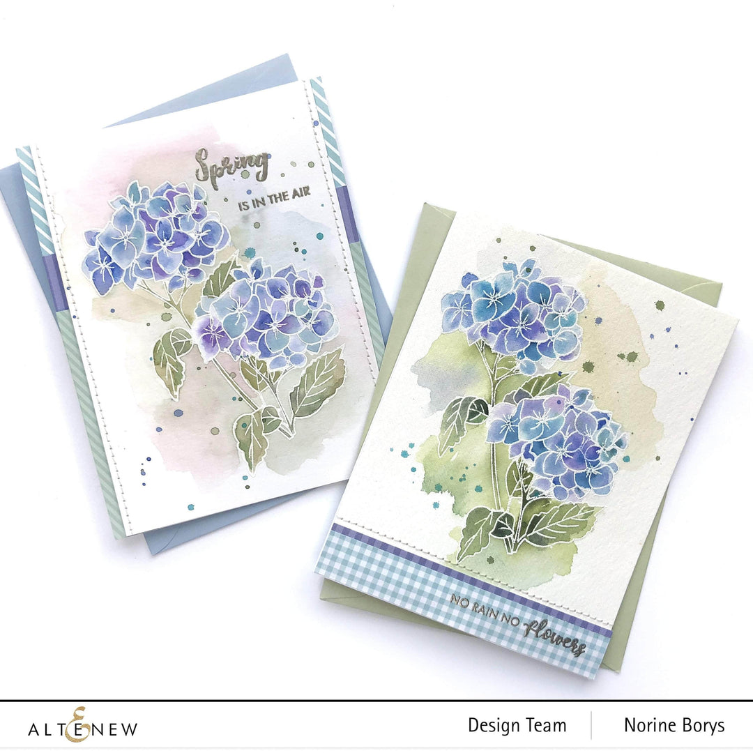 Photocentric Clear Stamps Paint-A-Flower: Hydrangea Outline Stamp Set