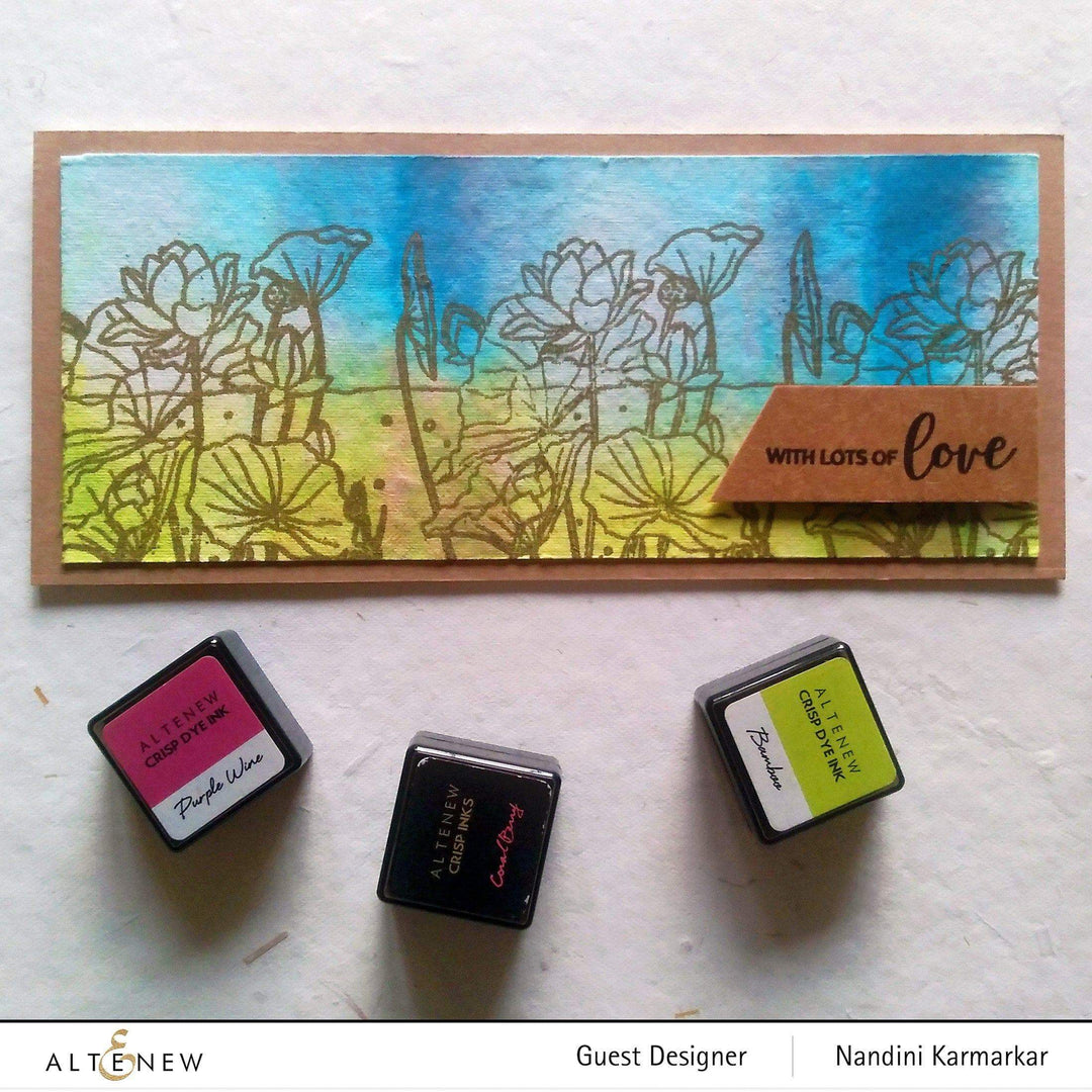 Photocentric Clear Stamps Paint-A-Flower: Lotus Outline Stamp Set