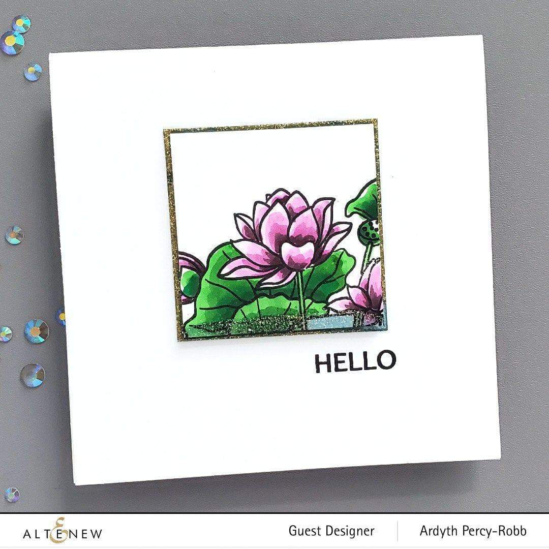 Photocentric Clear Stamps Paint-A-Flower: Lotus Outline Stamp Set