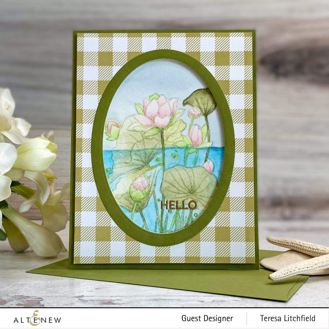 Photocentric Clear Stamps Paint-A-Flower: Lotus Outline Stamp Set