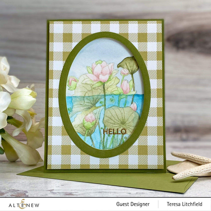 Photocentric Clear Stamps Paint-A-Flower: Lotus Outline Stamp Set