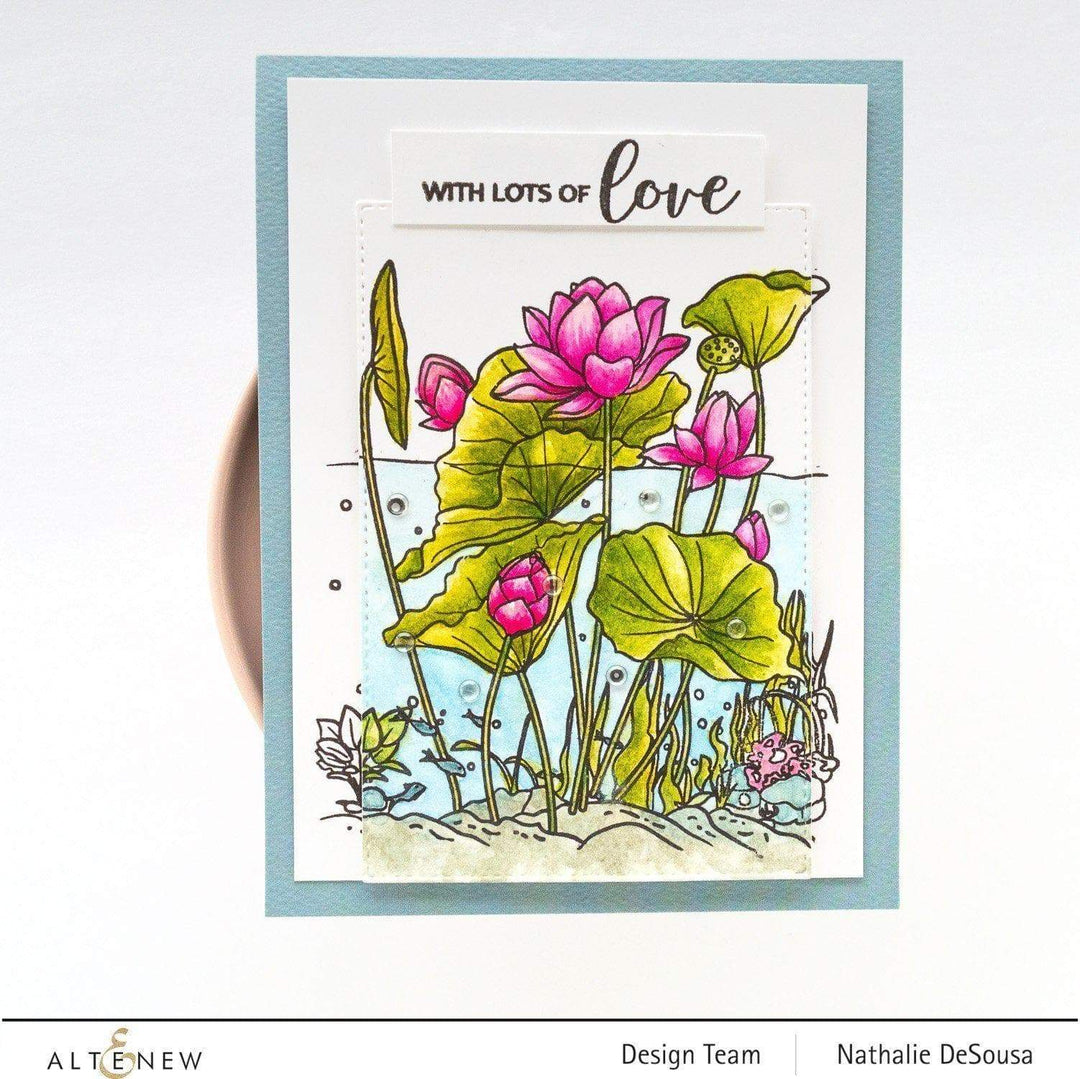 Photocentric Clear Stamps Paint-A-Flower: Lotus Outline Stamp Set