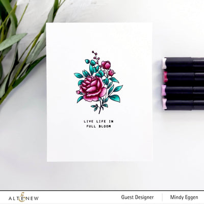 Photocentric Clear Stamps Paint-A-Flower: Rose Outline Stamp Set