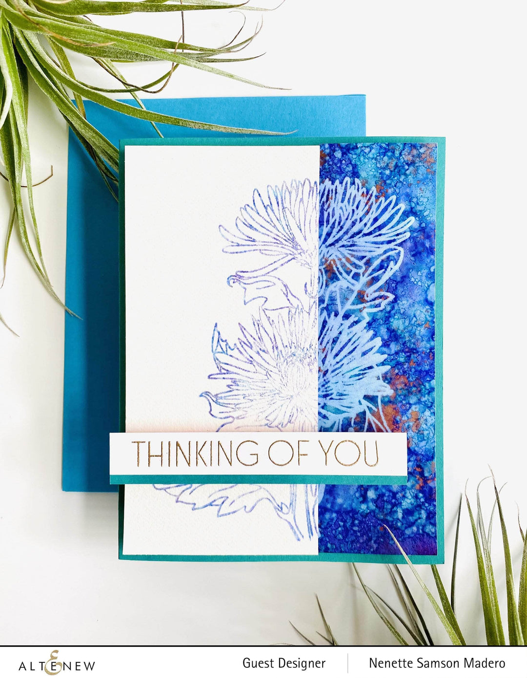 Photocentric Clear Stamps Paint-A-Flower: Spider Mums Outline Stamp Set