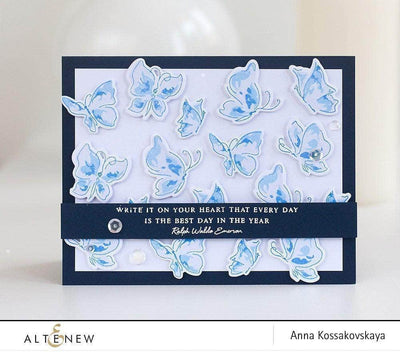 Photocentric Clear Stamps Painted Butterflies Stamp Set