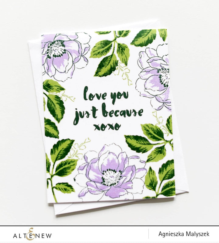 Photocentric Clear Stamps Painted Greetings Stamp Set