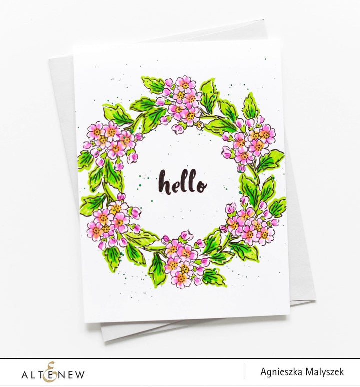 Photocentric Clear Stamps Painted Greetings Stamp Set