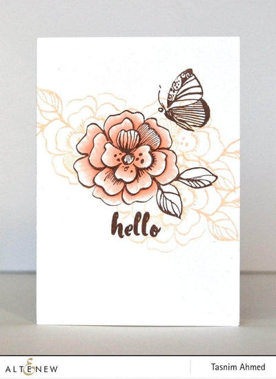 Photocentric Clear Stamps Painted Greetings Stamp Set