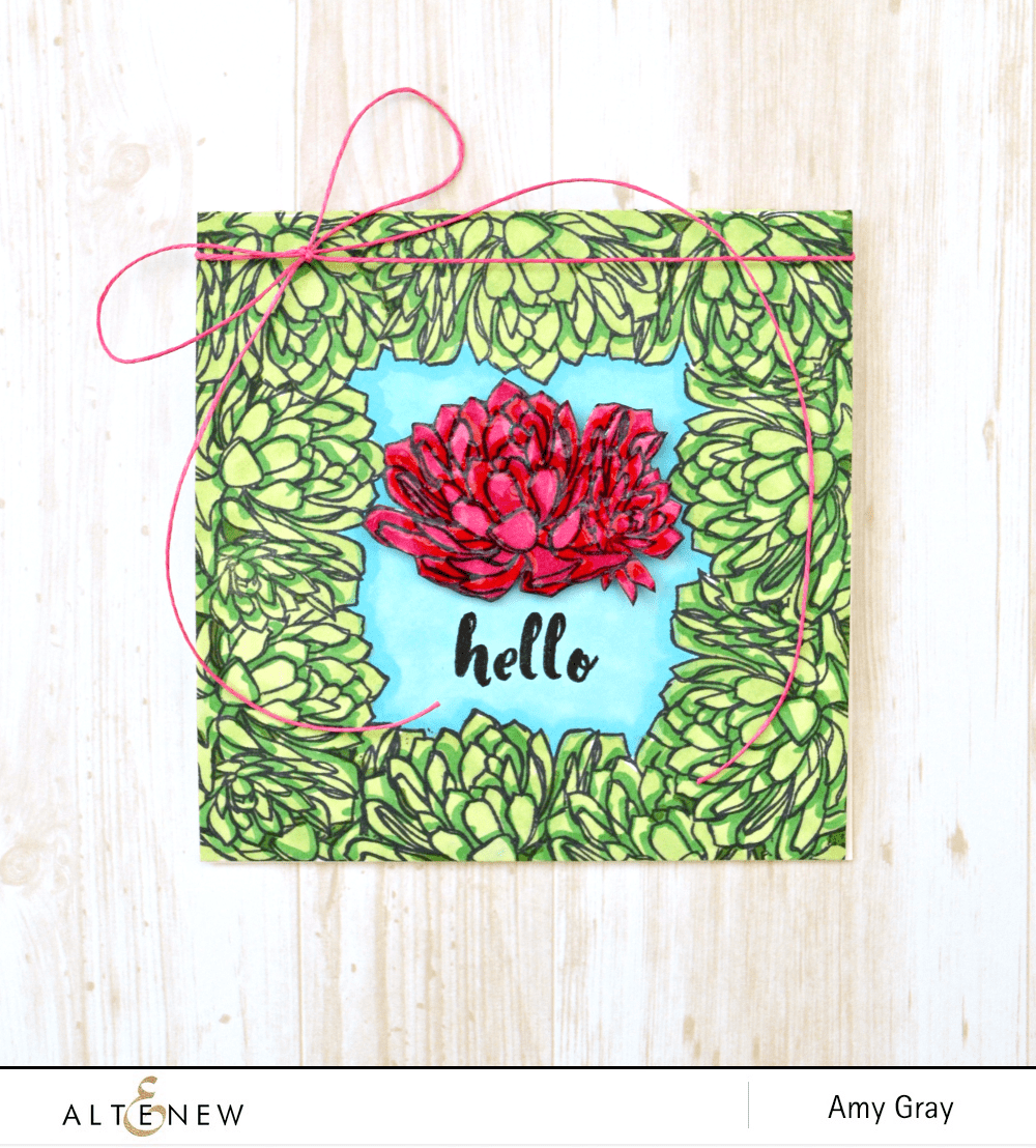 Photocentric Clear Stamps Painted Greetings Stamp Set