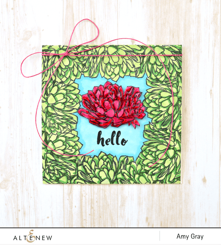 Photocentric Clear Stamps Painted Greetings Stamp Set