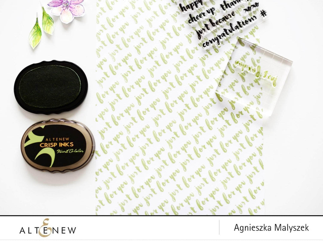 Photocentric Clear Stamps Painted Greetings Stamp Set