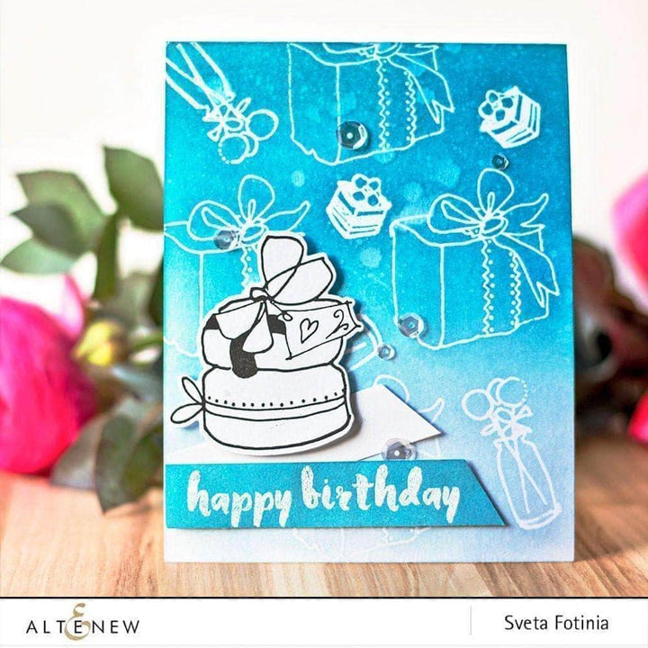 Photocentric Clear Stamps Painted Greetings Stamp Set