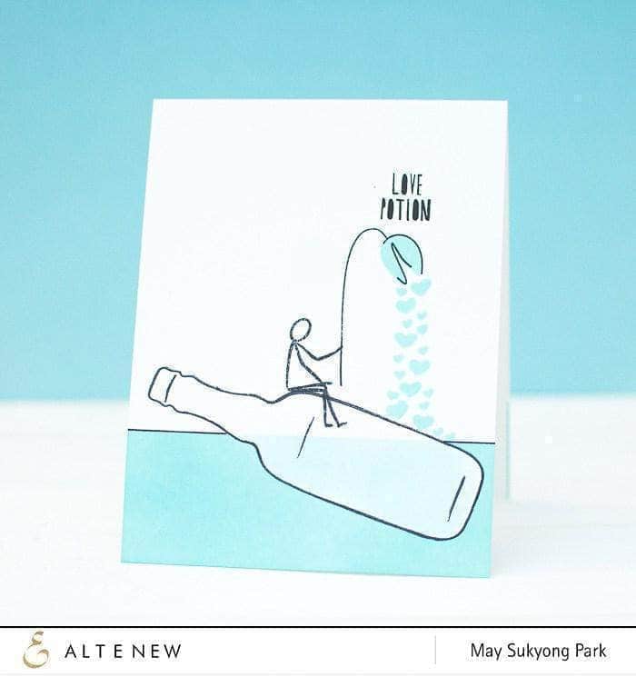 Photocentric Clear Stamps Painted Poppy Stamp Set