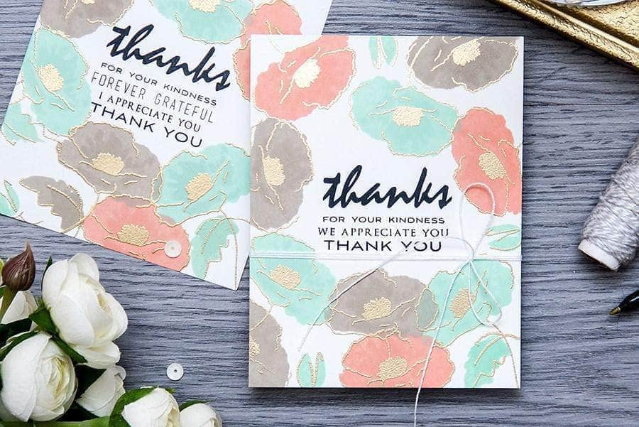 Photocentric Clear Stamps Painted Poppy Stamp Set