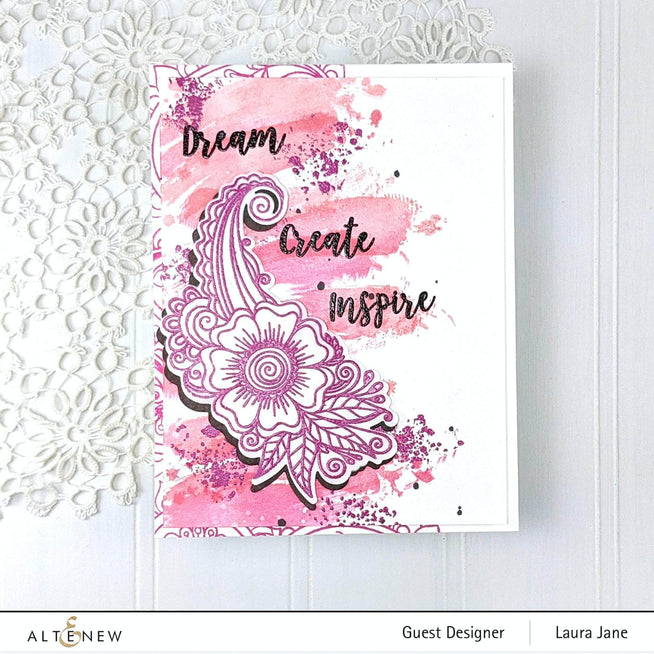 Photocentric Clear Stamps Painted Rainbow Stamp Set