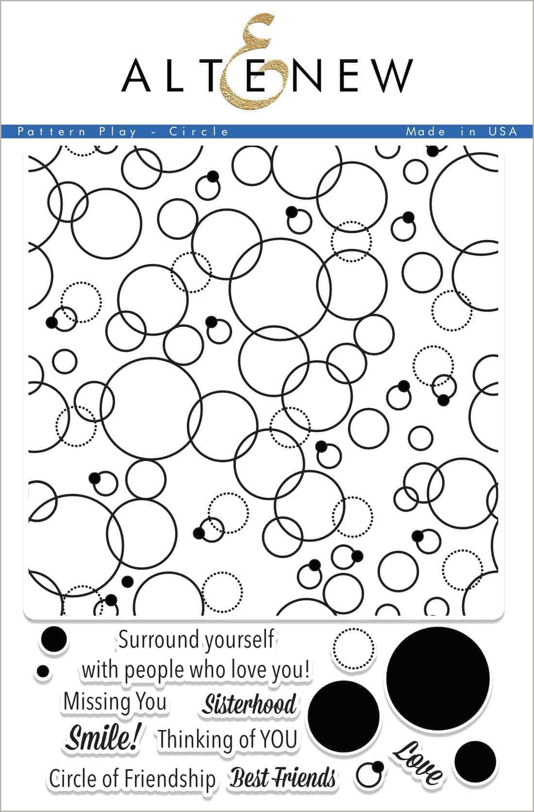 Photocentric Clear Stamps Pattern Play - Circle Stamp Set