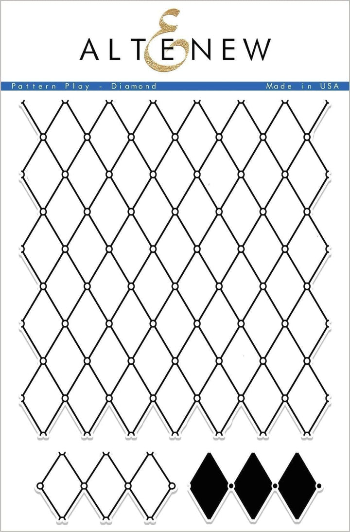 Photocentric Clear Stamps Pattern Play - Diamond Stamp Set