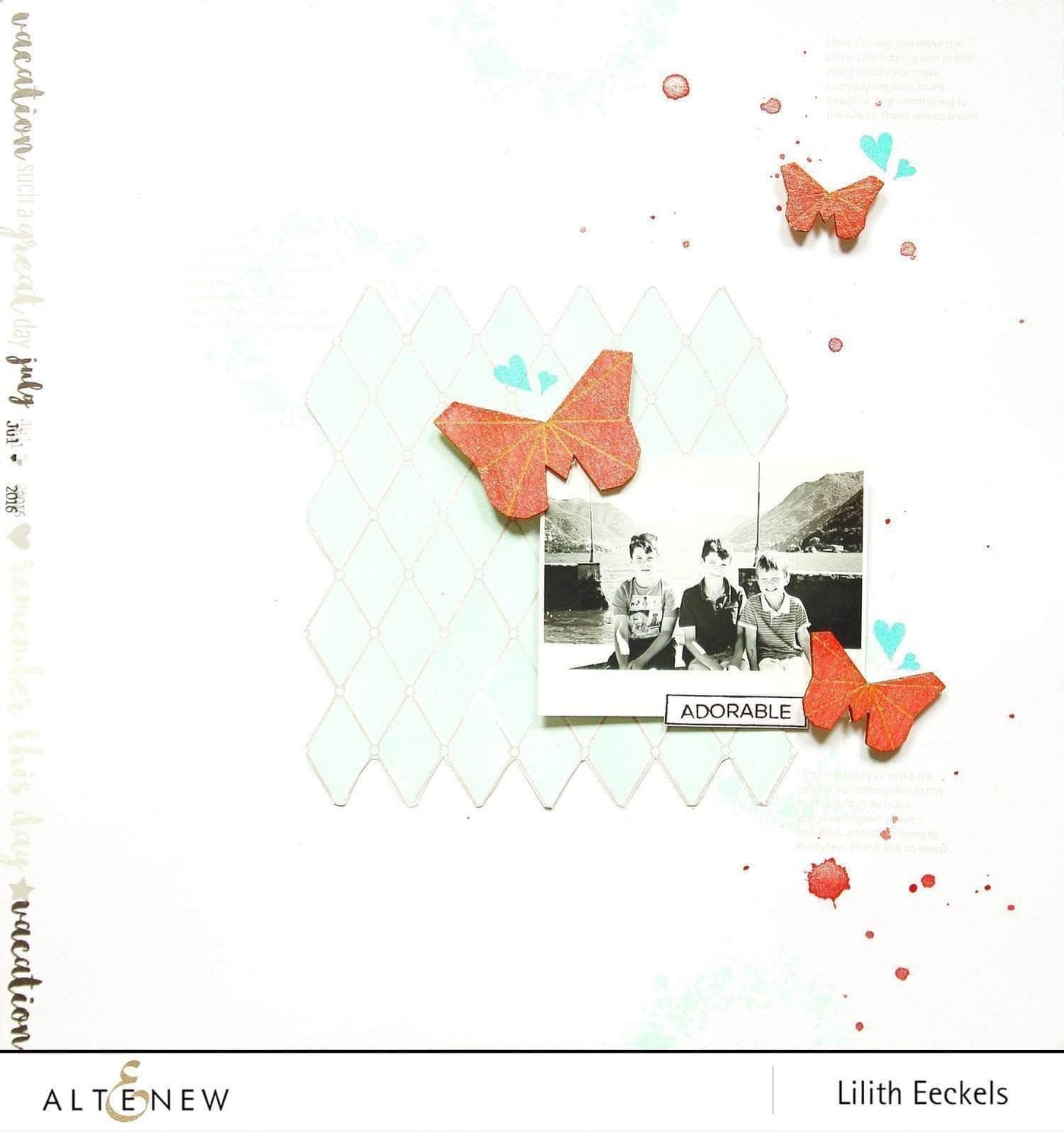 Photocentric Clear Stamps Pattern Play - Diamond Stamp Set