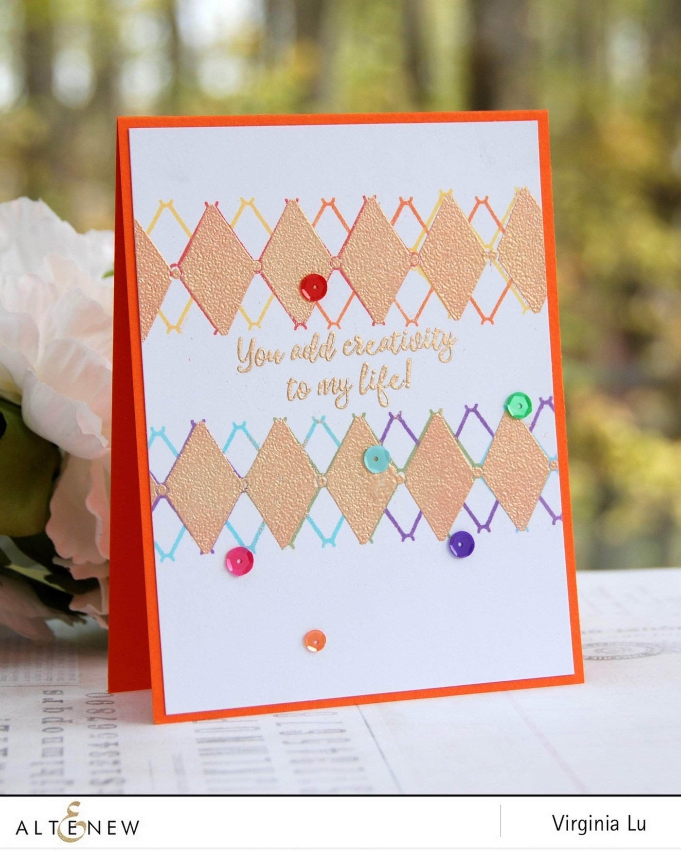 Photocentric Clear Stamps Pattern Play - Diamond Stamp Set