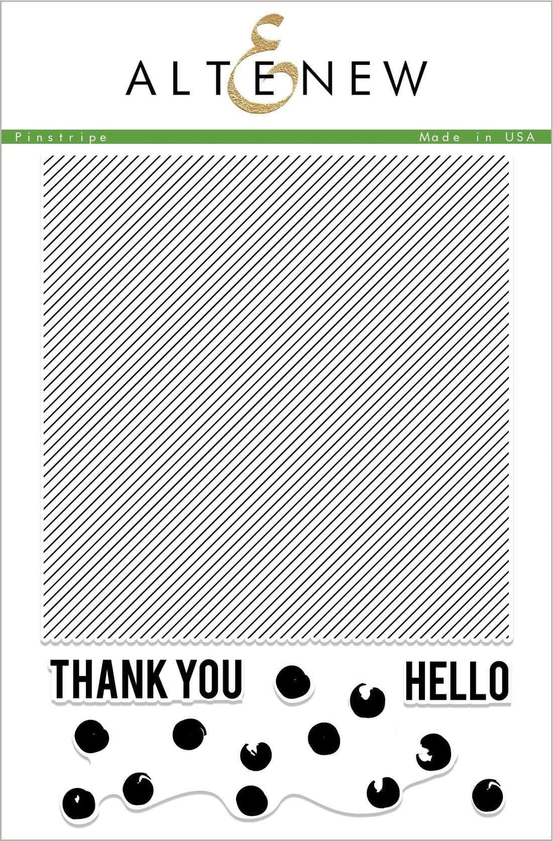 Photocentric Clear Stamps Pinstripe Stamp Set