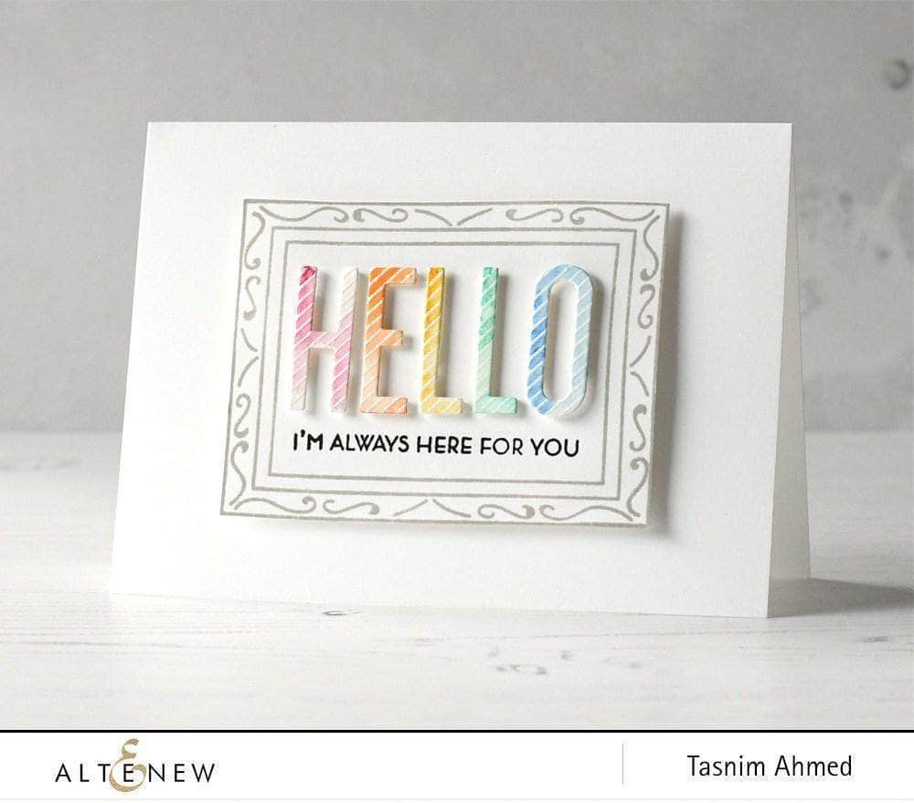 Photocentric Clear Stamps Pinstripe Stamp Set