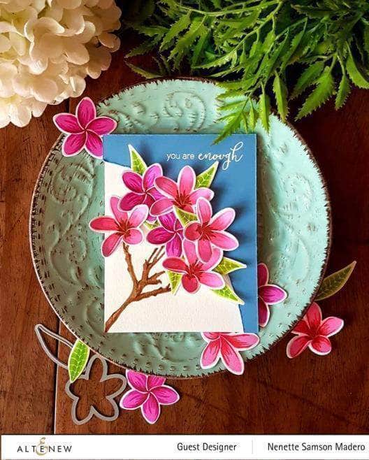 Photocentric Clear Stamps Playful Plumeria Stamp Set