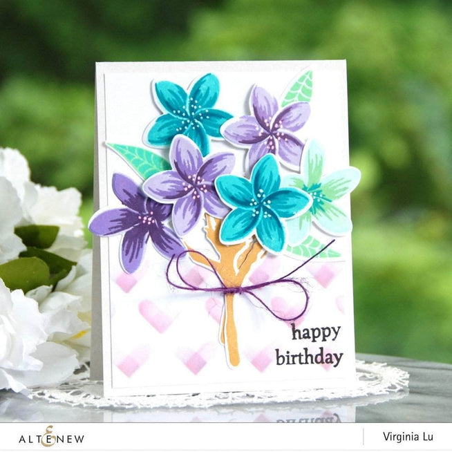Photocentric Clear Stamps Playful Plumeria Stamp Set