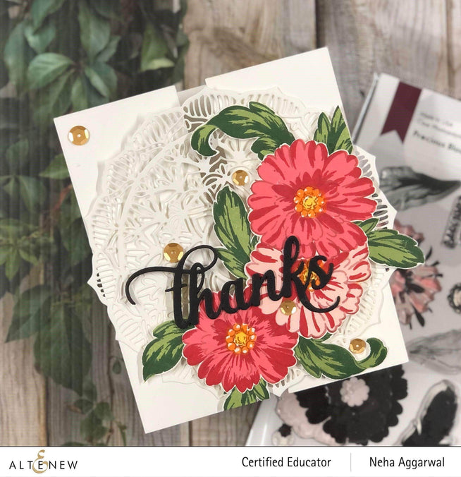 Photocentric Clear Stamps Precious Blooms Stamp Set
