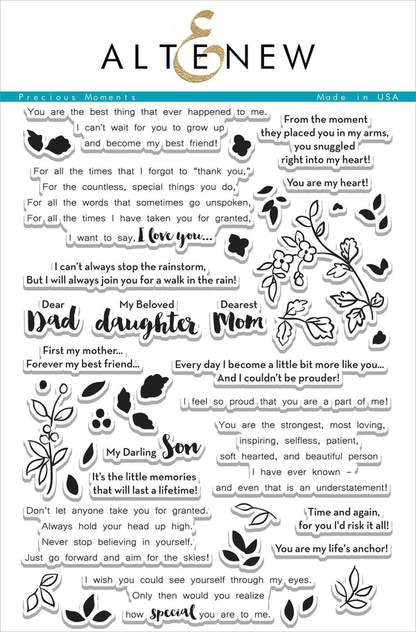 Photocentric Clear Stamps Precious Moments Stamp Set