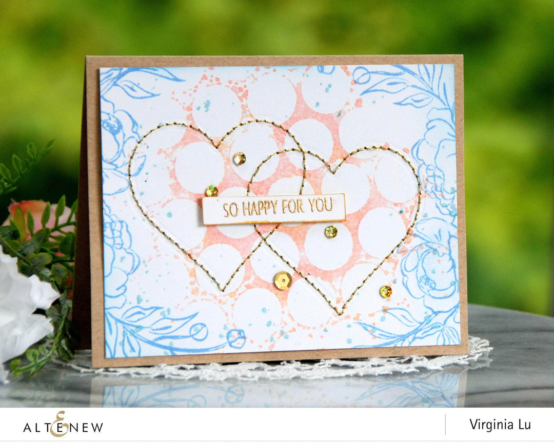 Photocentric Clear Stamps Precious Peony Stamp Set