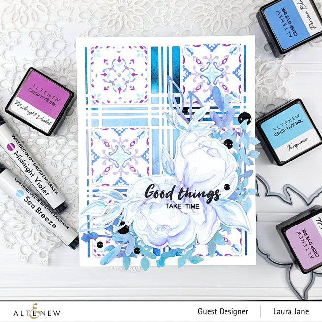Photocentric Clear Stamps Precious Peony Stamp Set