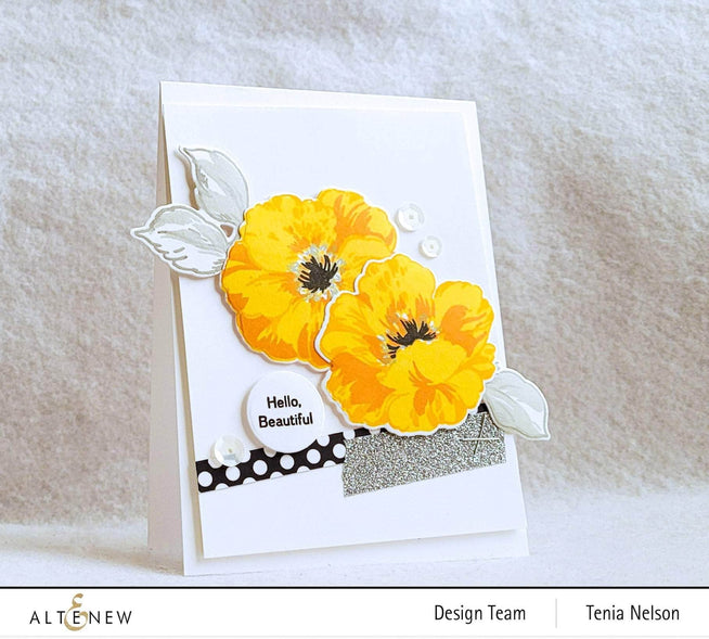 Photocentric Clear Stamps Queen Anemone Stamp Set