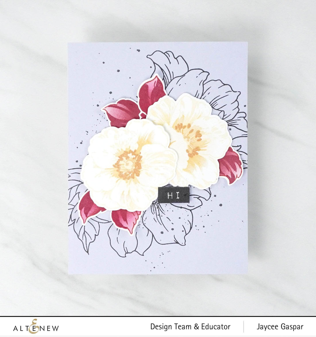 Photocentric Clear Stamps Queen Anemone Stamp Set