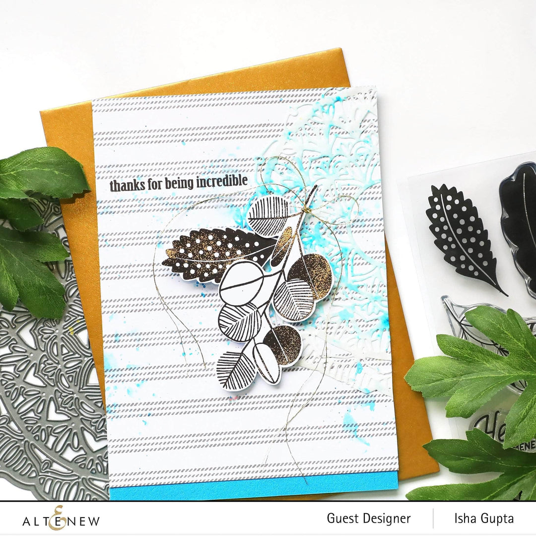 Photocentric Clear Stamps Retro Plantines Stamp Set