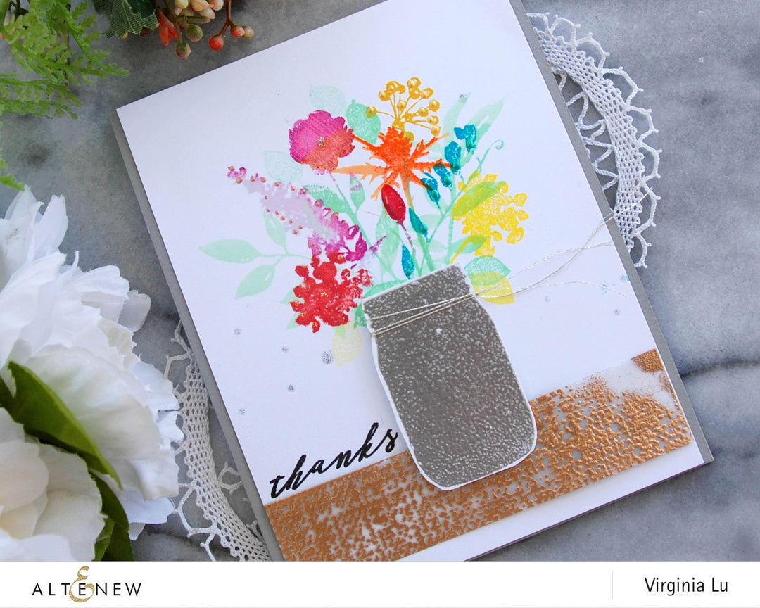 Photocentric Clear Stamps Rustic Linen Stamp Set