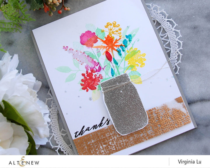 Photocentric Clear Stamps Rustic Linen Stamp Set