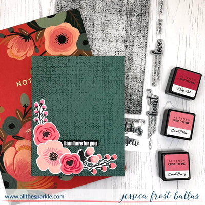 Photocentric Clear Stamps Rustic Linen Stamp Set