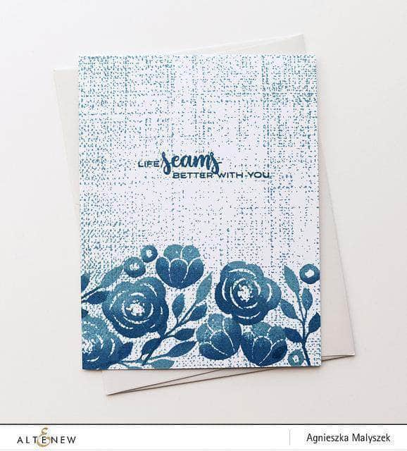 Photocentric Clear Stamps Rustic Linen Stamp Set