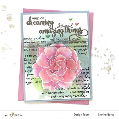 Photocentric Clear Stamps Say It With Love Stamp Set