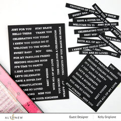 Photocentric Clear Stamps Sentiment Strips 2 Stamp Set