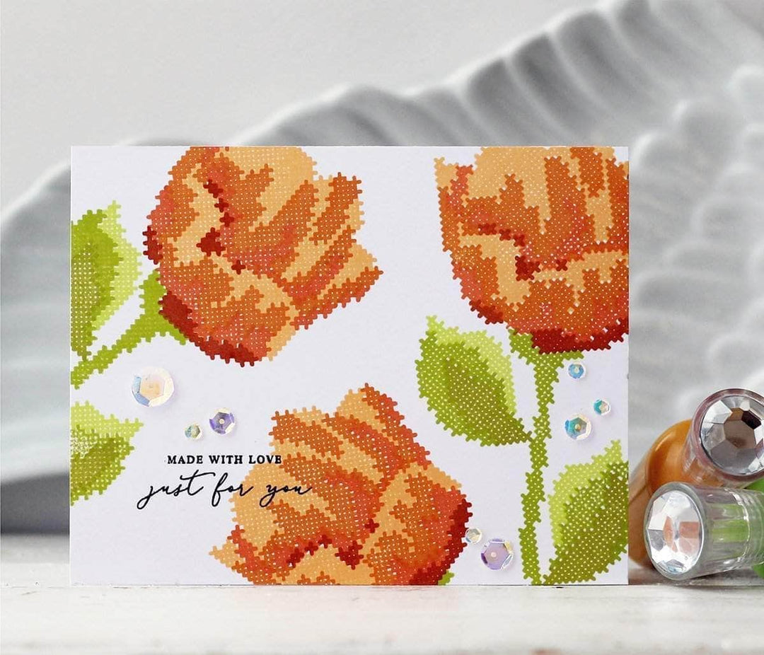Photocentric Clear Stamps Sewn with Love Stamp Set