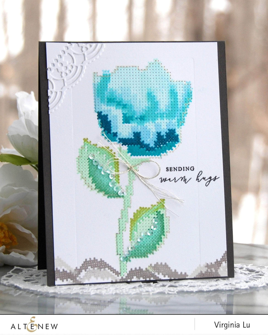 Photocentric Clear Stamps Sewn with Love Stamp Set