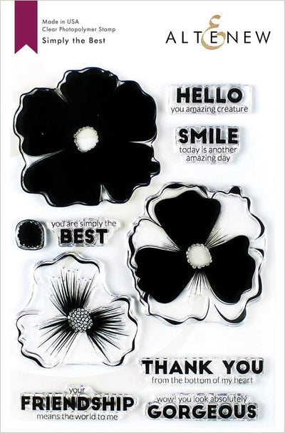 Photocentric Clear Stamps Simply the Best Stamp Set