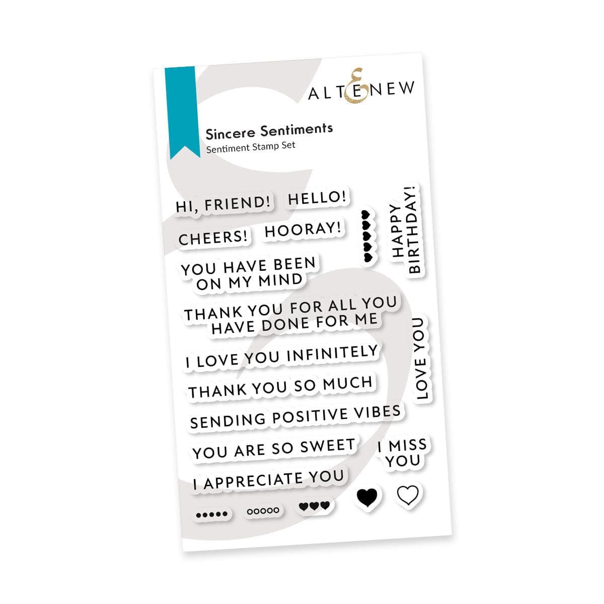 Sincere Sentiments Stamp Sincere Sentiments Stamp