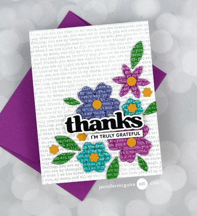 PMA Industries, Inc. Clear Stamps Sincere Sentiments Stamp Set