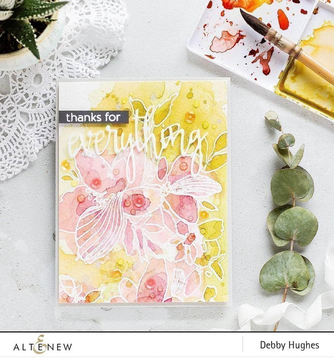 Photocentric Clear Stamps Sketchy Floral Stamp Set