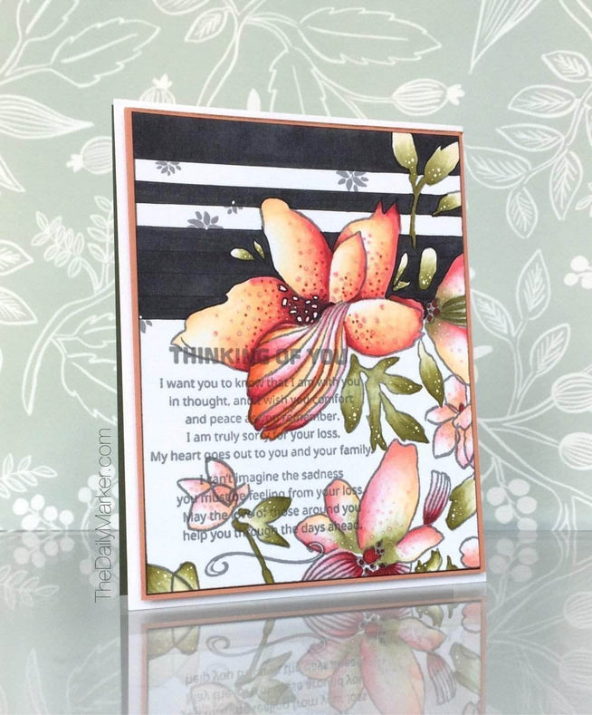 Photocentric Clear Stamps Sketchy Floral Stamp Set